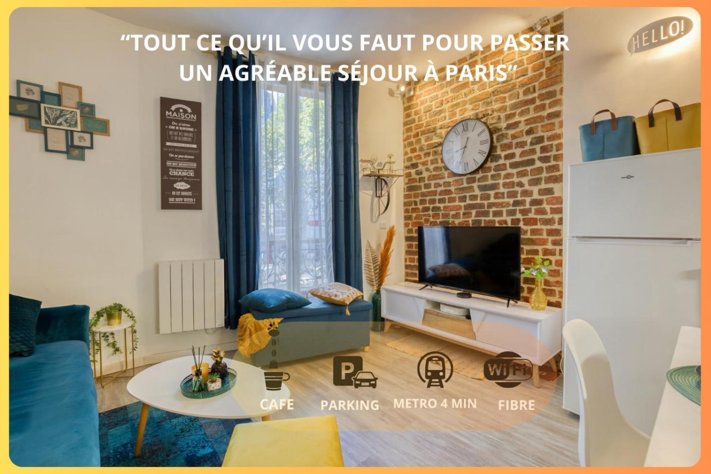 圣旺Escale A Paris Metro & Parking公寓 外观 照片